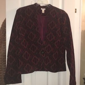 Old Navy Paisley Blazer Jacket Size L